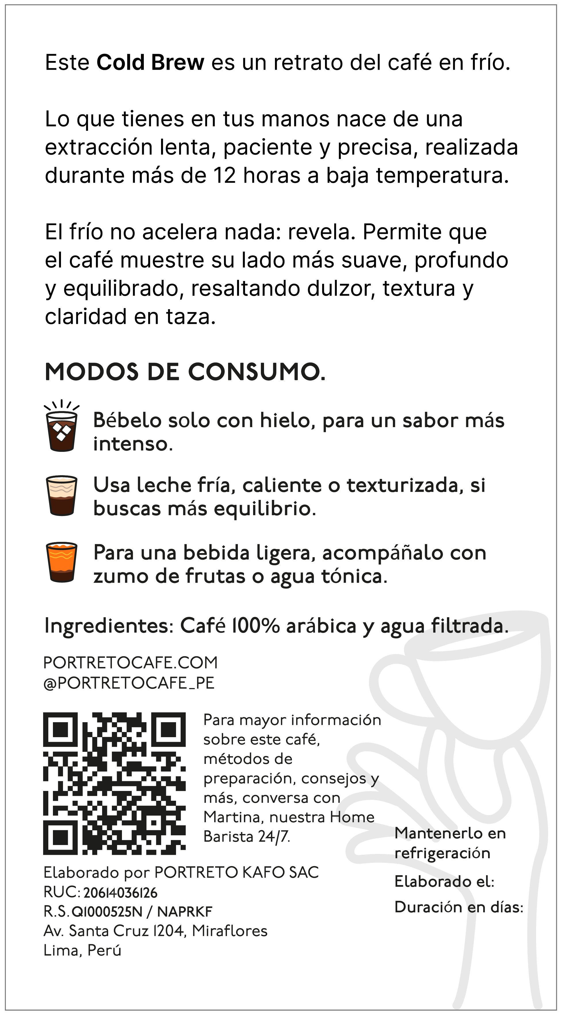 Cold Brew Clásico